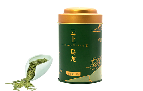 老式烏龍茶葉罐鐵罐